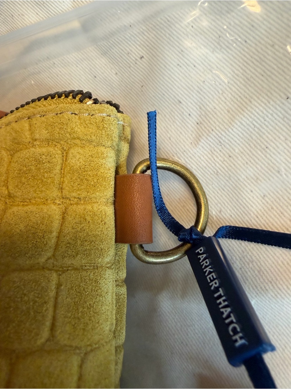 Parker Thatch: Little Buddy - Suede Saffron Croco NWT! - Picture 7 of 15